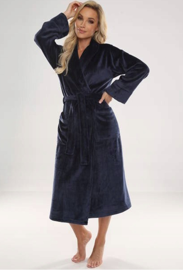 Халат плюшевый Abigail De Lafense 628GR