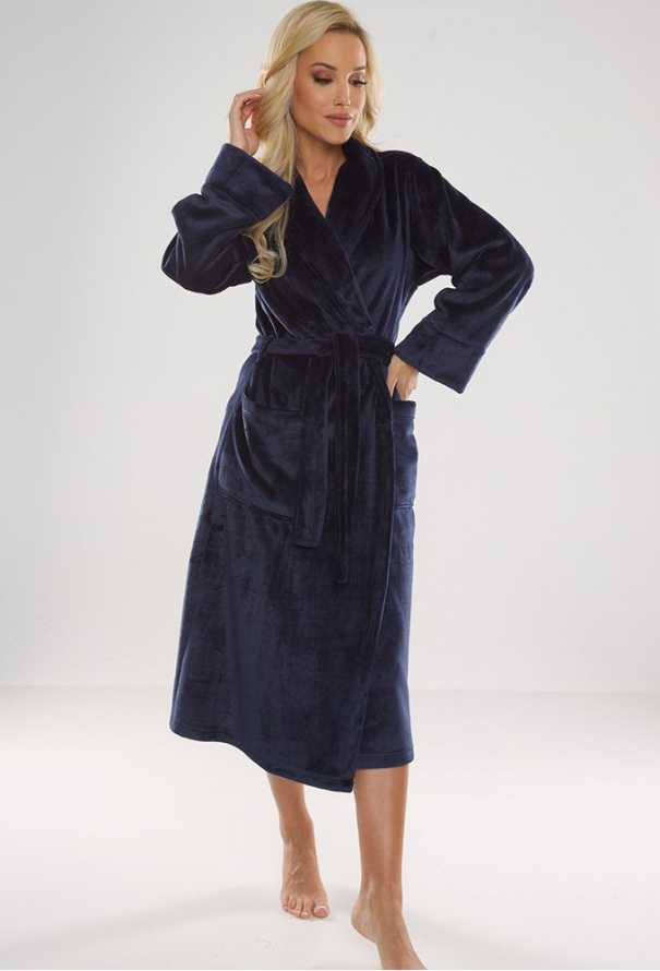 Халат плюшевый Abigail De Lafense 628GR