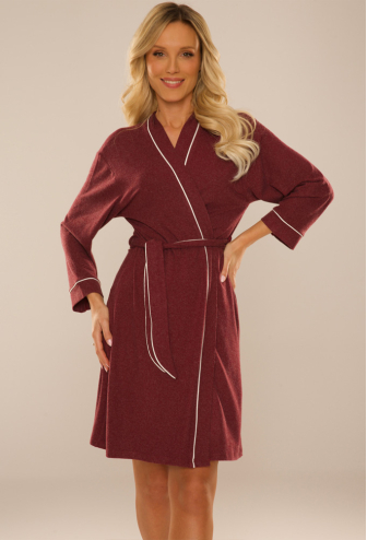 Халат женский хлопок Skyler De Lafense 817BD