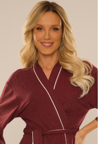 Халат женский хлопок Skyler De Lafense 817BD