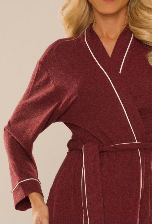 Халат женский хлопок Skyler De Lafense 817BD фото