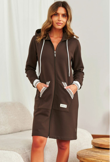 Халат женский хлопок Doctor Nap SMZ.4508BW-2-XL