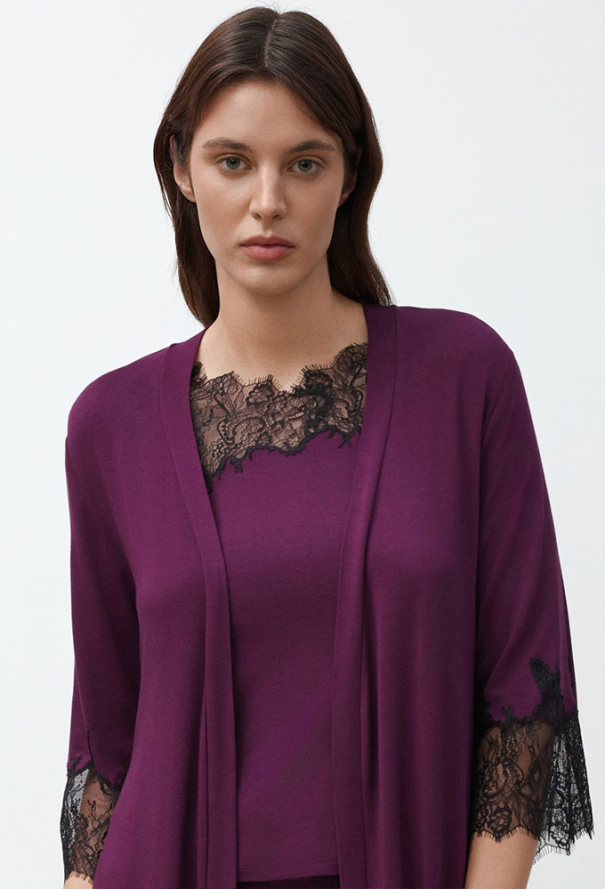 Халат жіночий бамбук Elegent Enigma Effetto 03332BK-3 фото