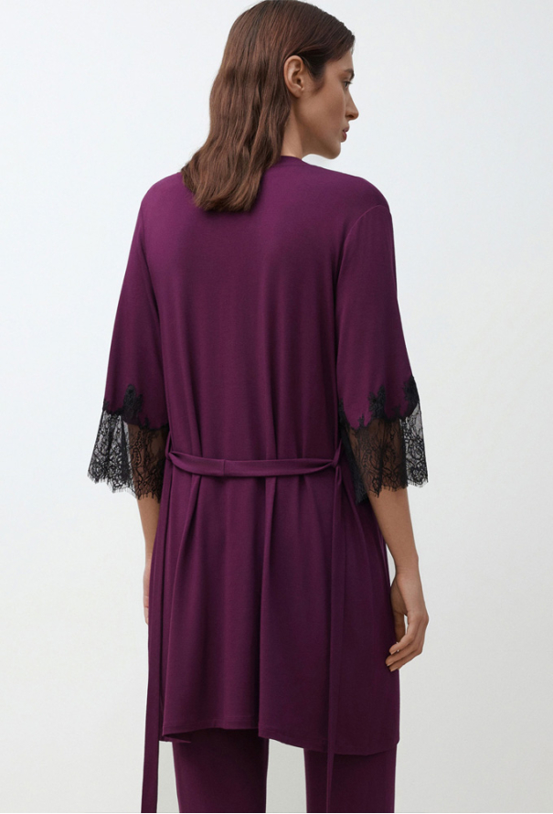 Халат жіночий бамбук Elegent Enigma Effetto 03332BK-3 фото