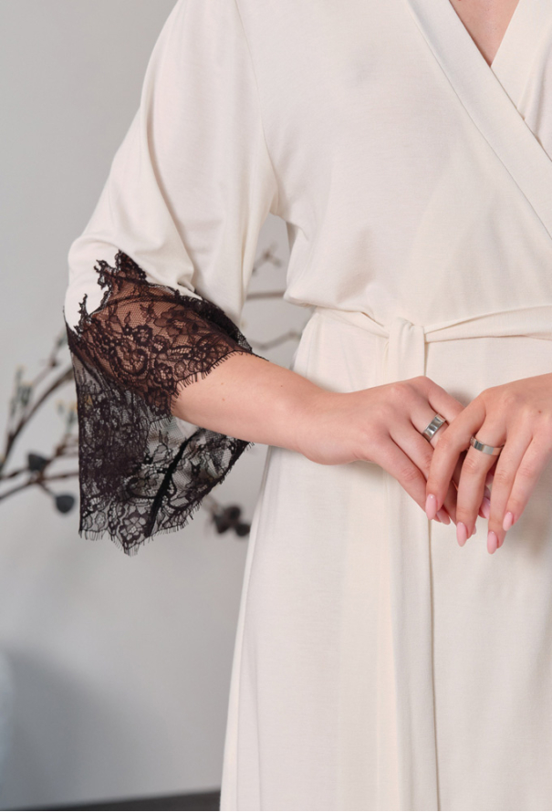 Халат жіночий бамбук Elegent Enigma Effetto 03332ML-3 фото