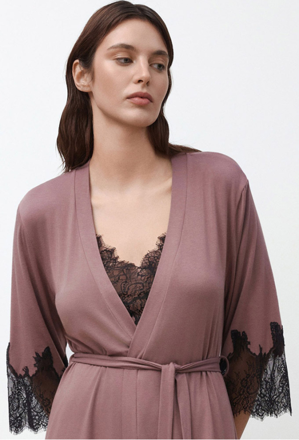 Халат жіночий бамбук Elegent Enigma Effetto 03332PR-3 фото