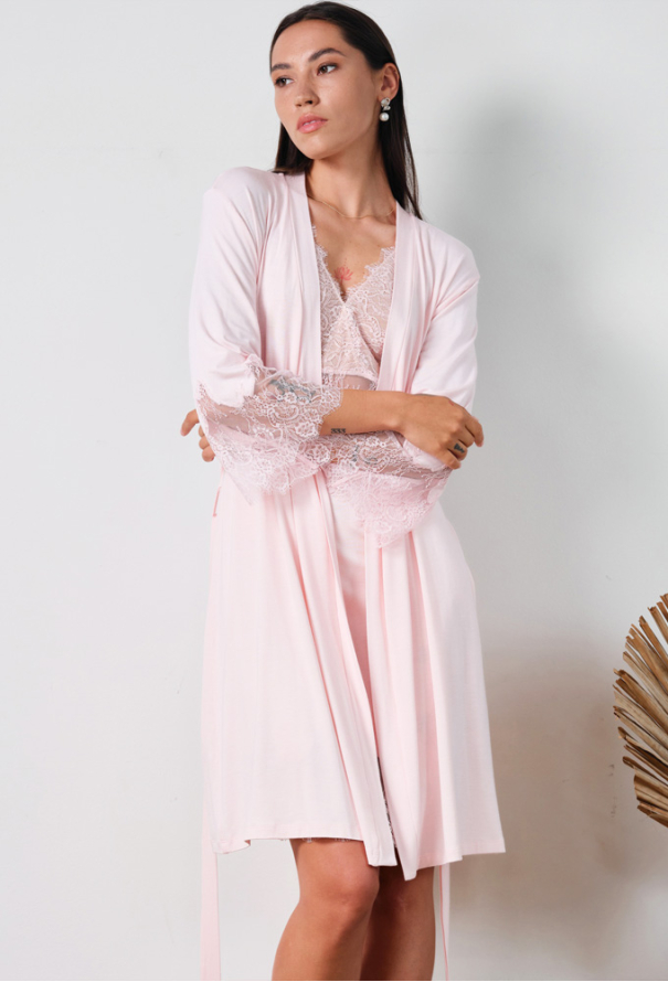 Халат жіночий бамбук Elegent Enigma Effetto 03332ZR-3 фото