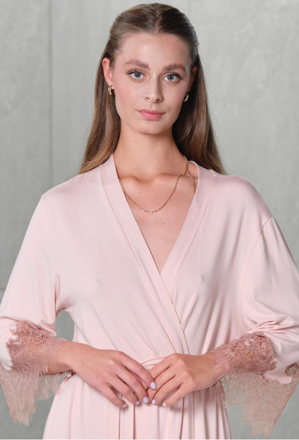 Халат женский бамбук Angel’s Touch Effetto 03340RZ-3 фото