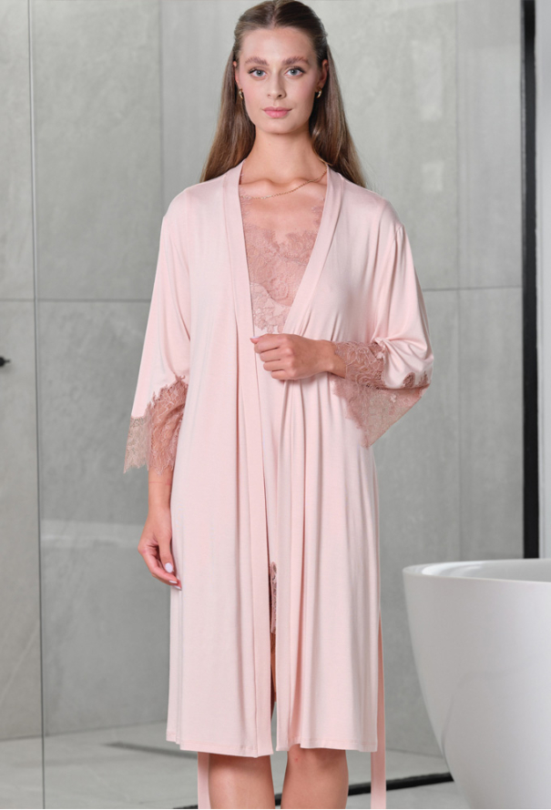 Халат женский бамбук Angel’s Touch Effetto 03340RZ-3 фото