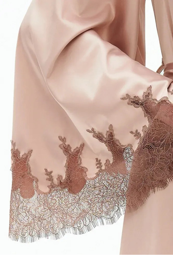 Халат жіночий шовковий Satin Elegance Effetto S03406RB фото