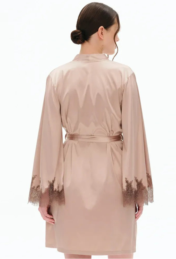 Халат жіночий шовковий Satin Elegance Effetto S03406RB фото