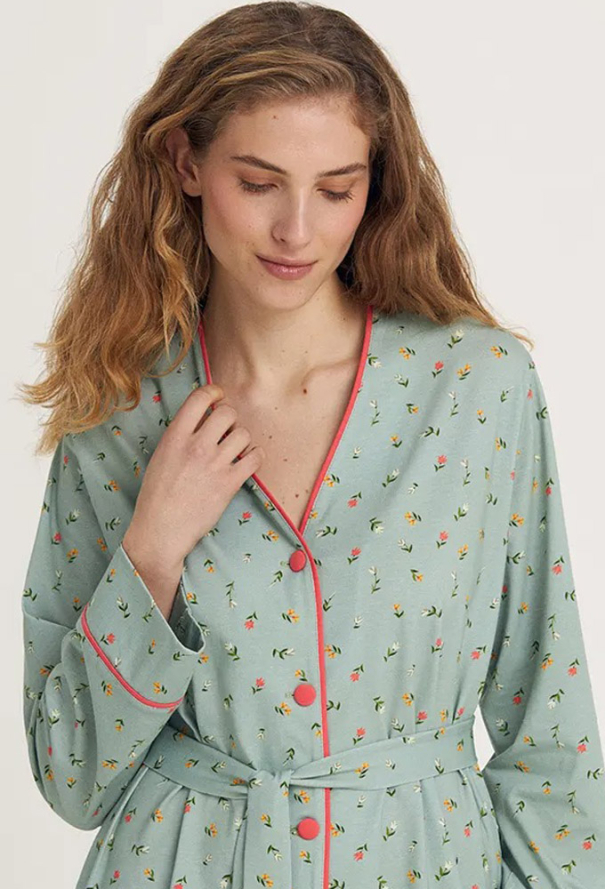 Халат женский хлопок Green Meadow Ellen LGK 216/00/02 фото