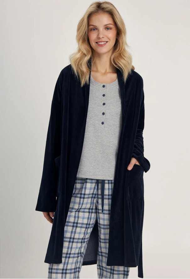 Халат жіночий велюровий Mare Ellen LGV 207/09/01 фото