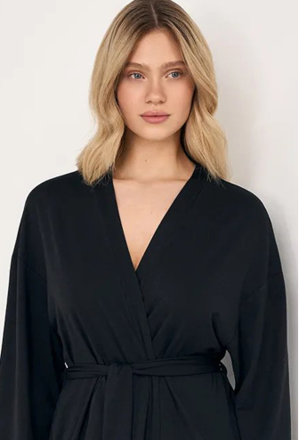 Халат женский модал May Black Ellen LGM 218/03/01