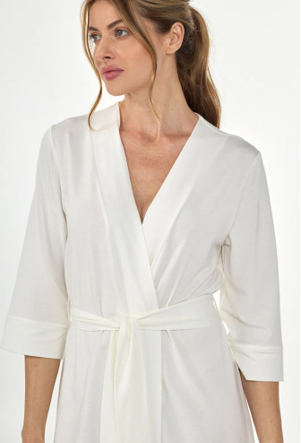 Халат женский модал May White Ellen LGM 200/50/01