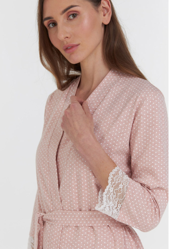 Халат жіночий бавовна Peachy Pearl Ellen LGK 200/46/01