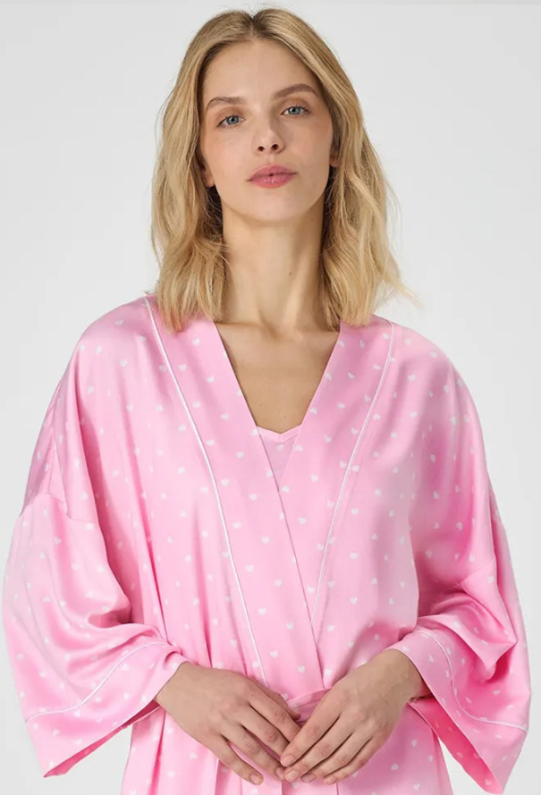 Халат жіночий батист Pink Love Ellen LGB 211/07/01 фото