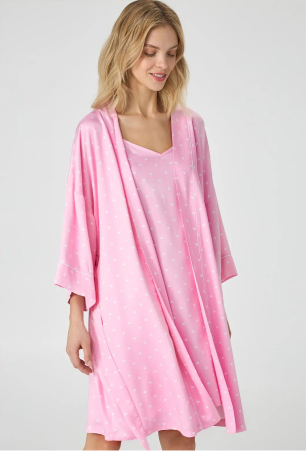 Халат жіночий батист Pink Love Ellen LGB 211/07/01 фото