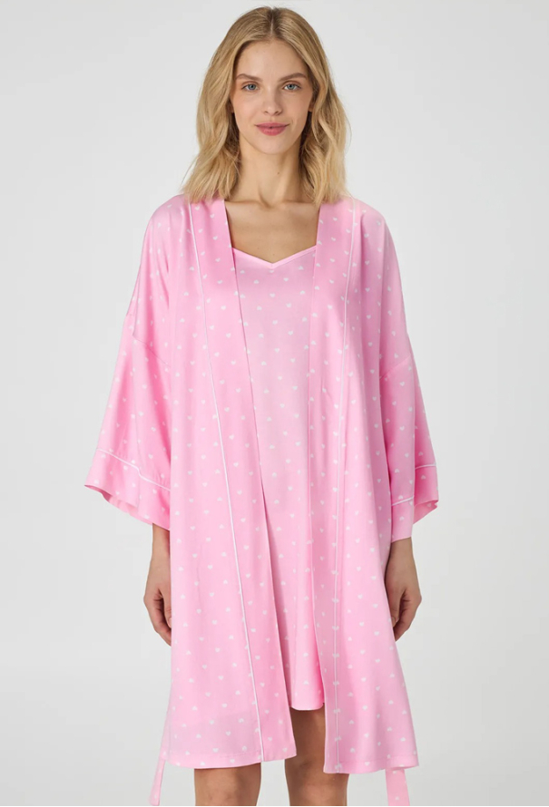 Халат жіночий батист Pink Love Ellen LGB 211/07/01 фото