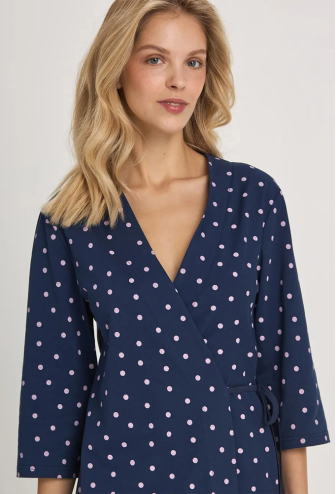 Халат жіночий бавовна Rosy Raindrops Ellen LGK 201/13/01