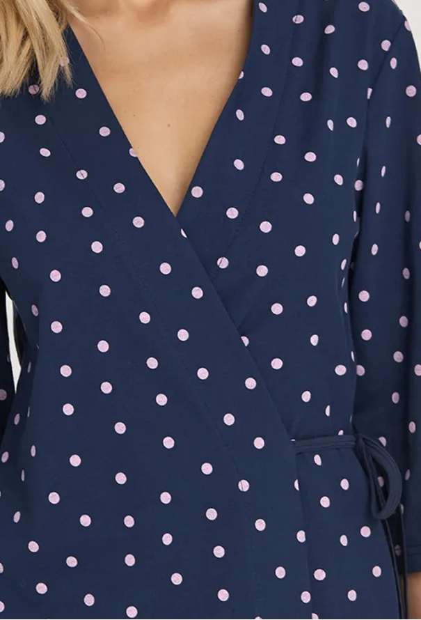 Халат жіночий бавовна Rosy Raindrops Ellen LGK 201/13/01 фото