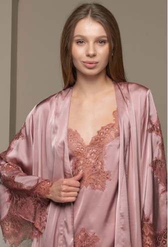 Халат женский шелковый Ash Rose Felena AR-234