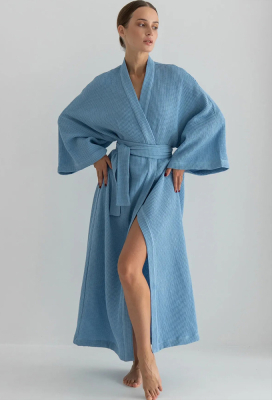 Халат женский вафельный Azure Forly HL0035-04-04
