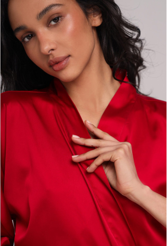 Халат женский шелковый Bella German Volf 25170