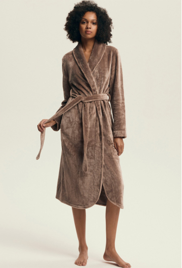 Халат женский плюшевый Dextra Henderson Ladies 43595BW