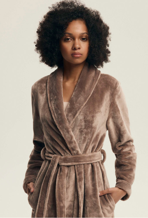 Халат женский плюшевый Dextra Henderson Ladies 43595BW фото