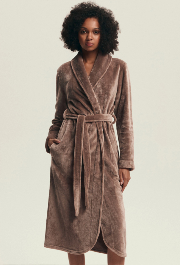 Халат женский плюшевый Dextra Henderson Ladies 43595BW фото
