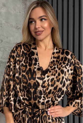 Халат женский шелковый Julia Ulich 101-67