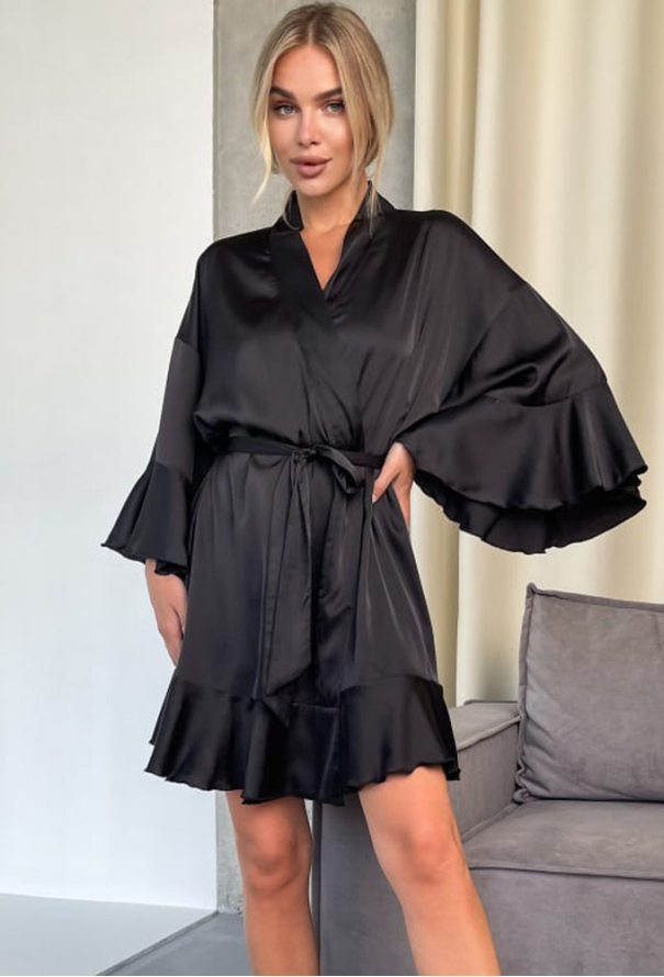 Халат жіночий шовковий Julia Ulich 105-25 фото