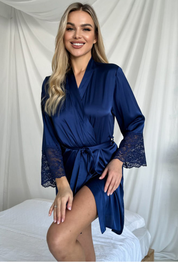 Халат женский шелковый Julia Ulich 4100-23 фото