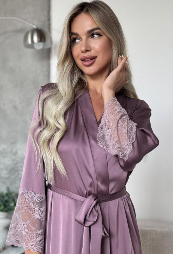 Халат женский шелковый Julia Ulich 4100-3-3 фото
