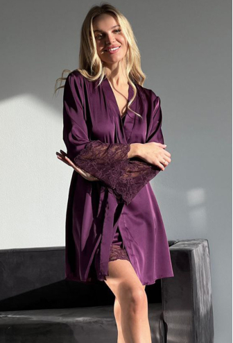 Халат жіночий шовковий Julia Ulich 4100-88