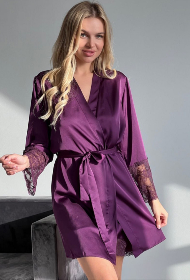 Халат женский шелковый Julia Ulich 4100-88 фото