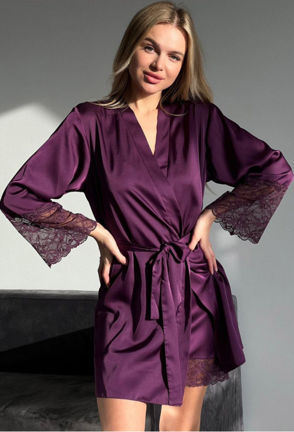 Халат женский шелковый Julia Ulich 4100-88 фото