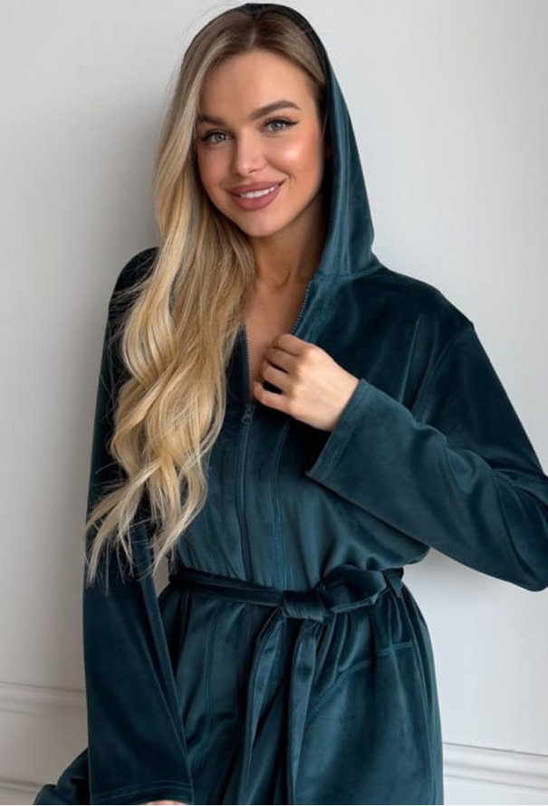 Халат жіночий велюровий Julia Ulich ХКЗ-6 фото