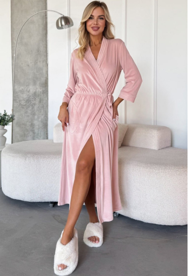 Халат женский велюровый Julia Ulich ХВ1-1-2-М