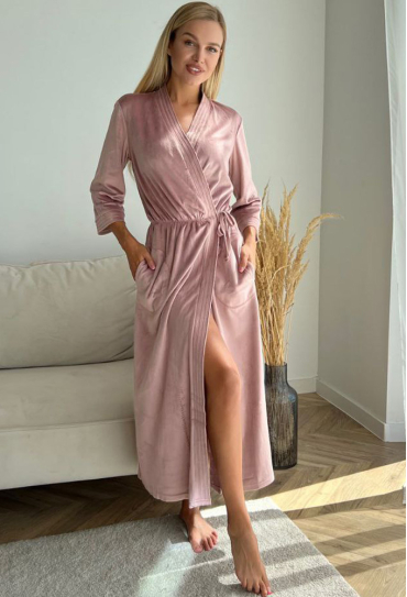 Халат женский велюровый Julia Ulich ХВ1-16