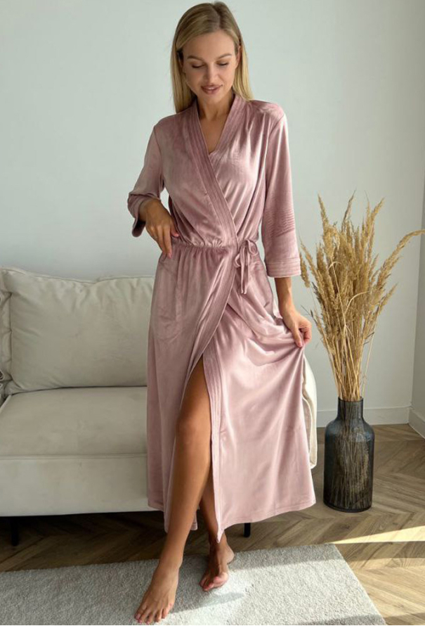 Халат жіночий велюровий Julia Ulich ХВ1-16 фото