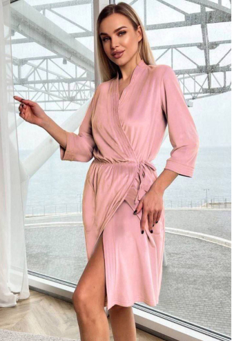 Халат женский велюровый Julia Ulich ХВ2-19