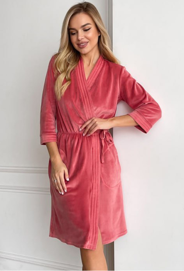 Халат женский велюровый Julia Ulich ХВ2-48 фото