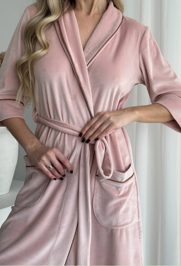 Халат женский велюровый Julia Ulich ХВ-704 фото