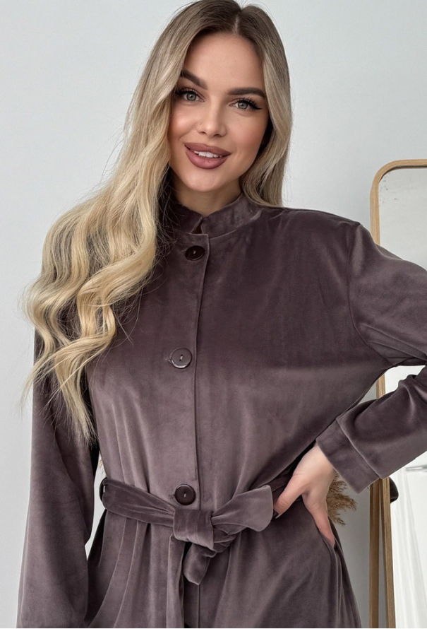 Халат женский велюровый Mishel Julia Ulich 20-3 фото