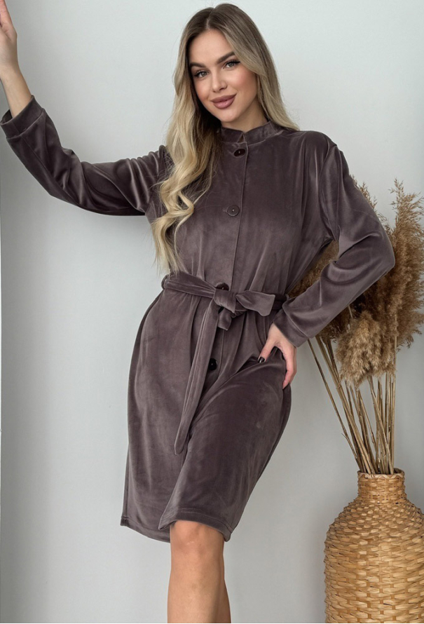 Халат женский велюровый Mishel Julia Ulich 20-3 фото