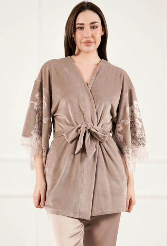 Халат жіночий велюровий Abu Dhabi Komilfo 2192s/1