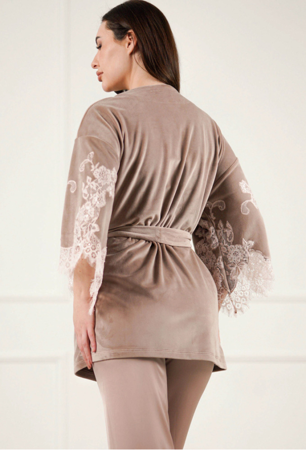 Халат жіночий велюровий Abu Dhabi Komilfo 2192s/1 фото