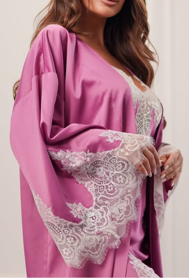 Халат женский шелковый Azalea Komilfo 2136/11 фото